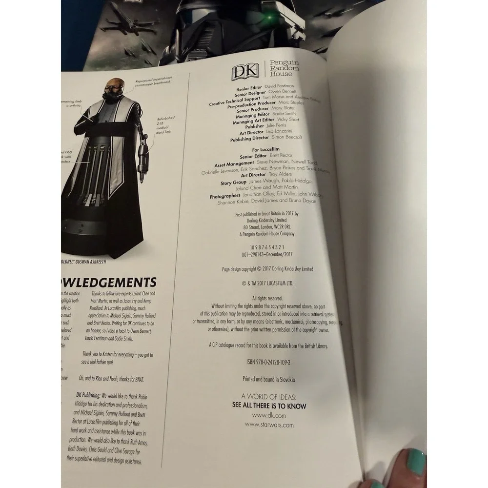 Star Wars‎ Visual Guide Book Lot: Rogue One & The Last Jedi LN